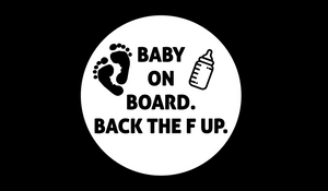 Open image in slideshow, Baby On Board Decal
