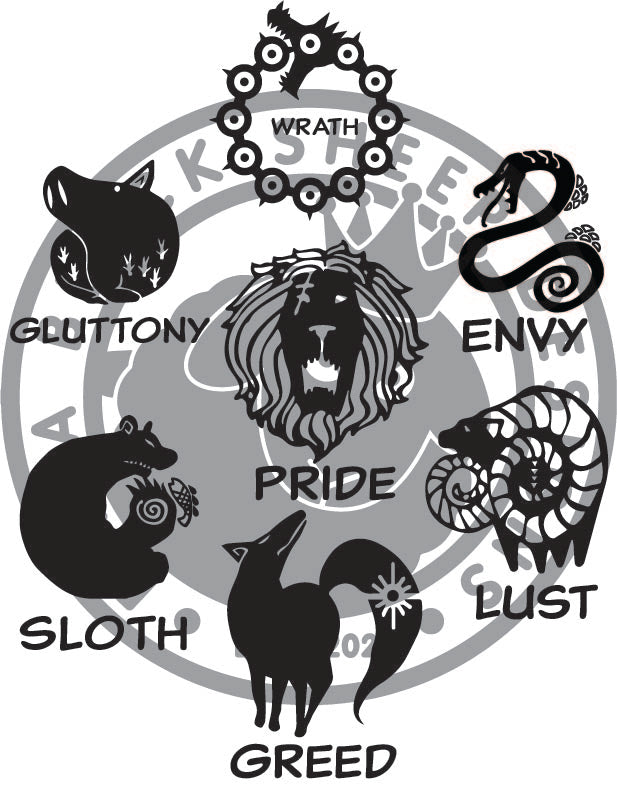 7 Deadly Sins Symbols