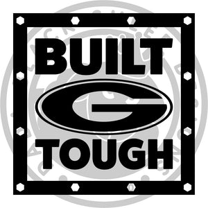 Open image in slideshow, Built Georgia Tough Car Decal Version 1
