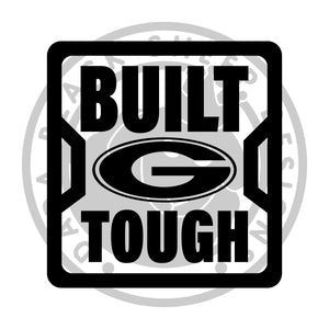 Open image in slideshow, Built Georgia Tough Car Decal Version 2
