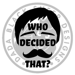 Open image in slideshow, Seven Deadly Sins Escanor &quot;Who Decided That?&quot; Car Decal
