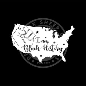 Open image in slideshow, USA I Am Black History Car Decal
